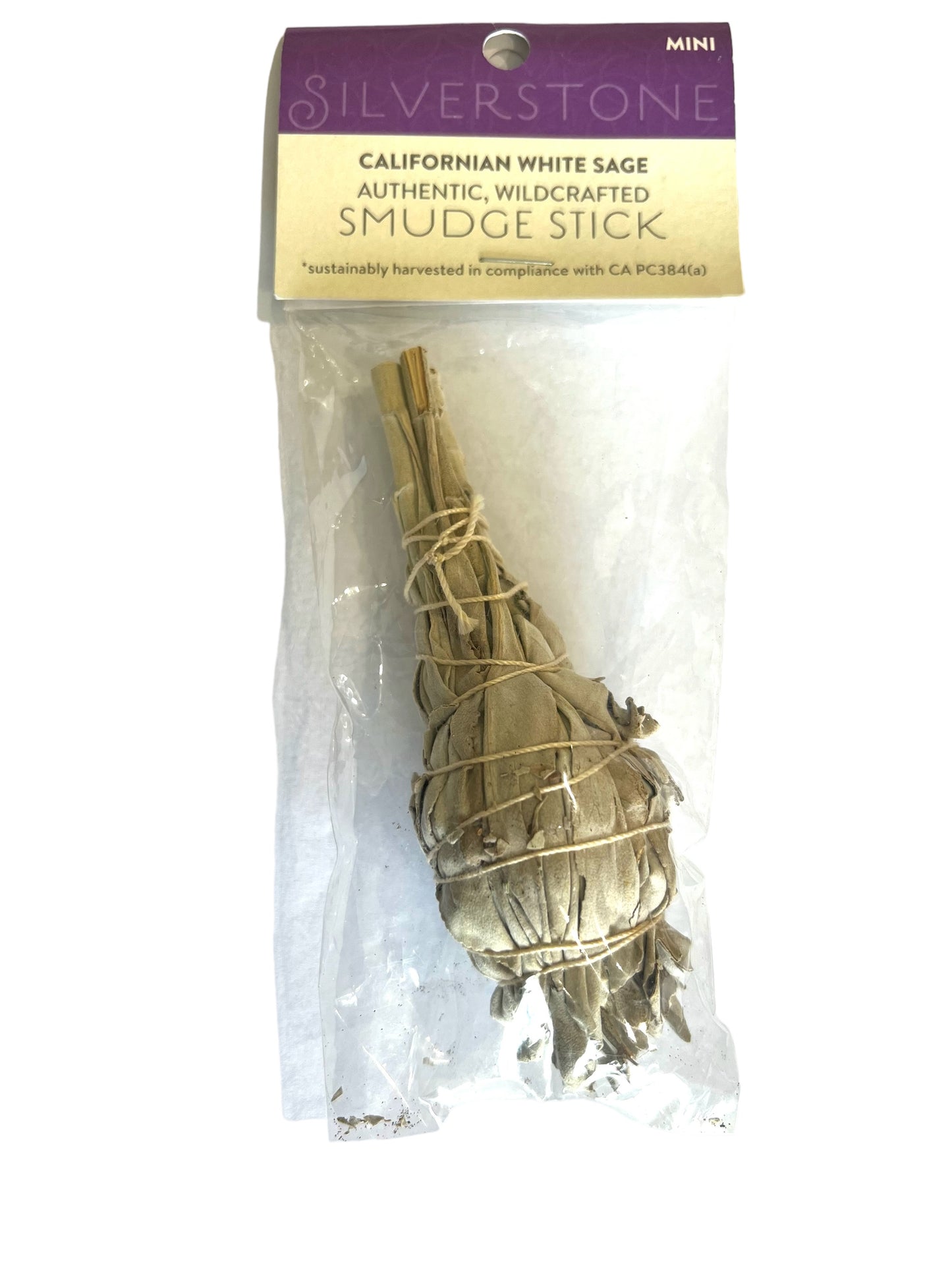 White Sage Smudge Stick Sml 12cm